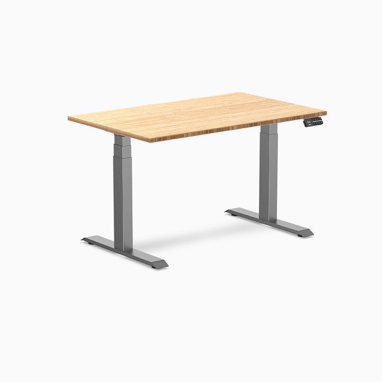 Bureau assis debout en bambou Desky Dual