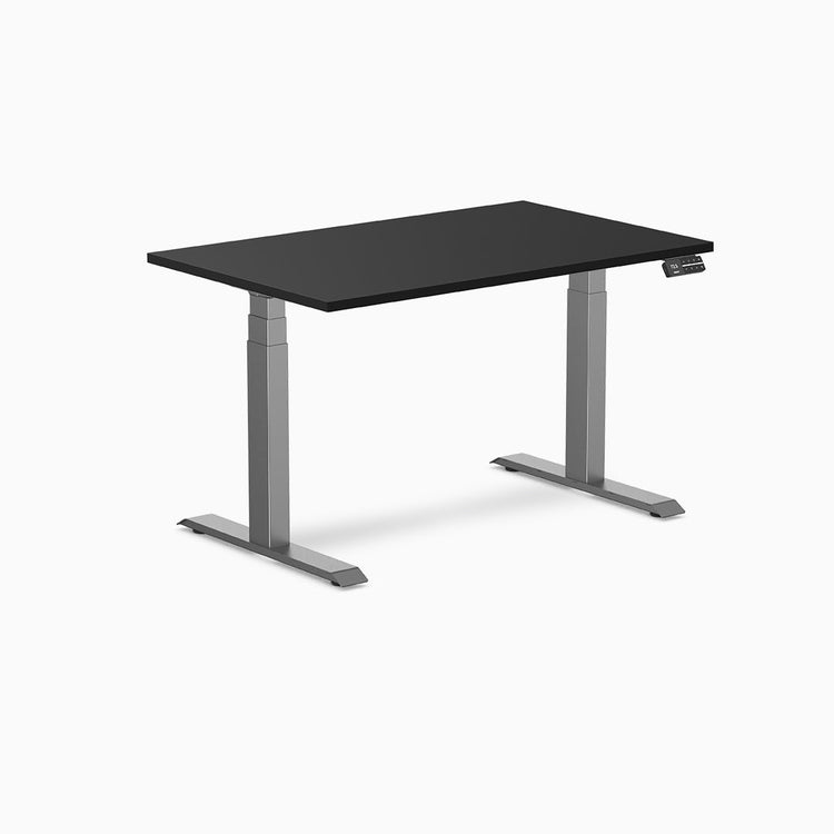 Bureau assis-debout Desky Dual en mélamine