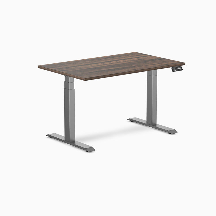 Bureau assis-debout Desky Dual en mélamine