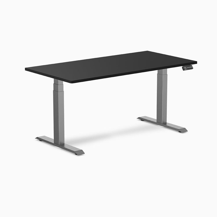 Bureau assis-debout Desky Dual en mélamine