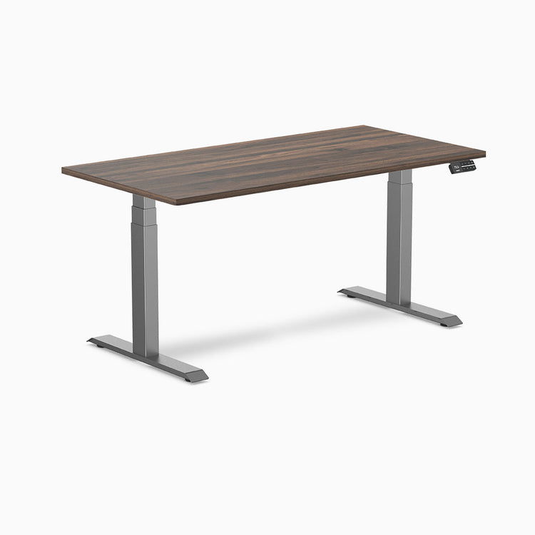 Bureau assis-debout Desky Dual en mélamine