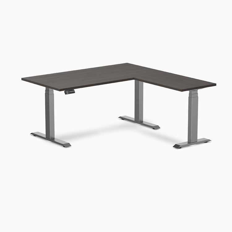 Bureau d'angle Desky Zero en mélamine
