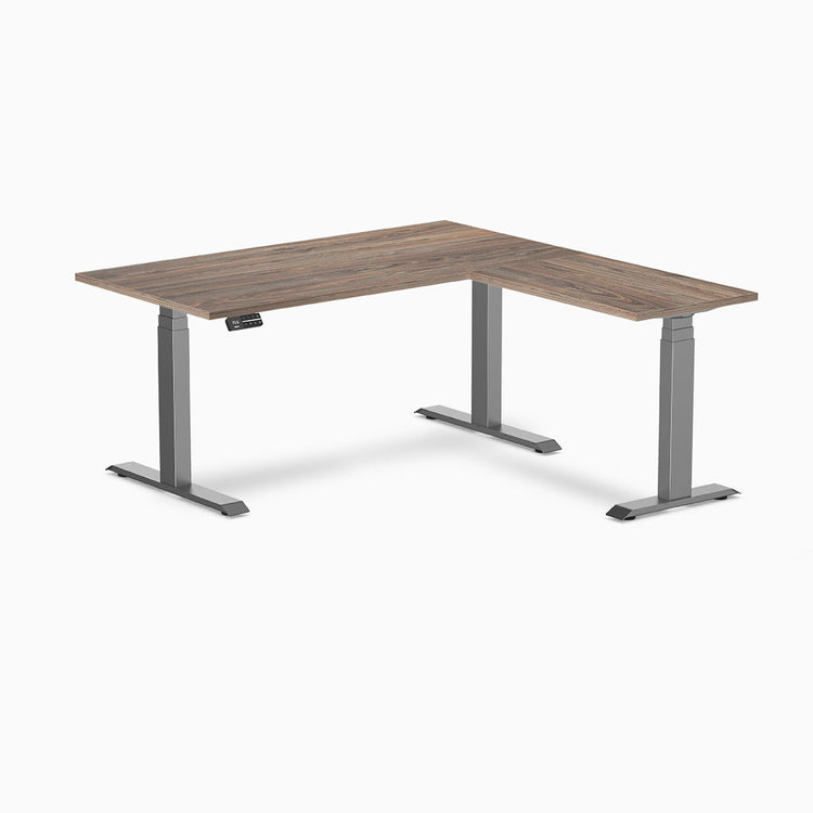 Bureau d'angle Desky Zero en mélamine