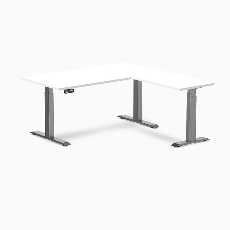 Bureau d'angle Desky Zero en mélamine