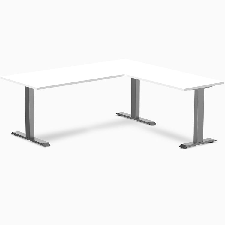Bureau d'angle Desky Zero en mélamine