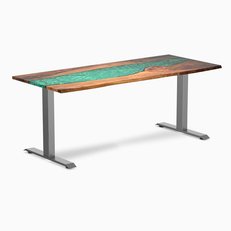 Bureau en bois massif et résine Desky Zero