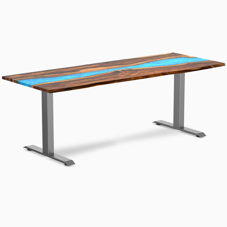 Bureau en bois massif et résine Desky Zero