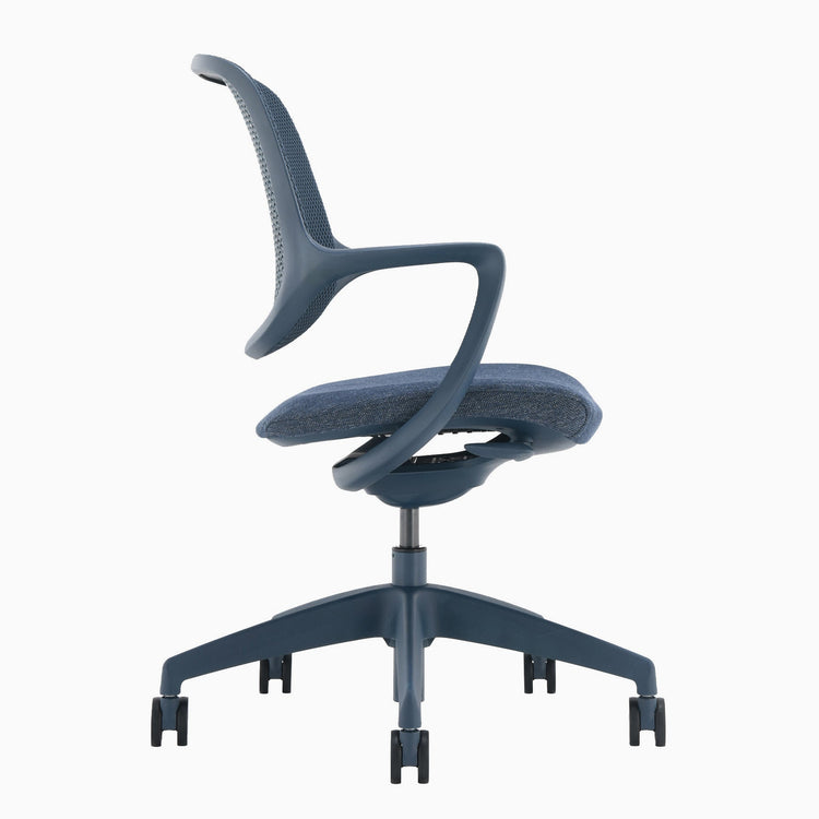 Chaise de bureau ergonomique Ă dossier bas Desky Evoque