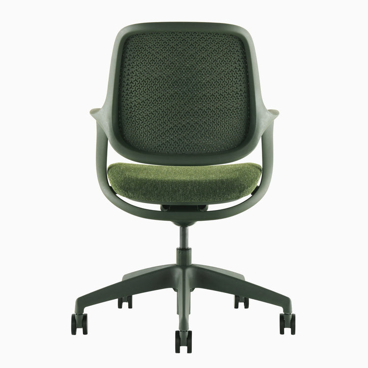 Chaise de bureau ergonomique Ă dossier bas Desky Evoque