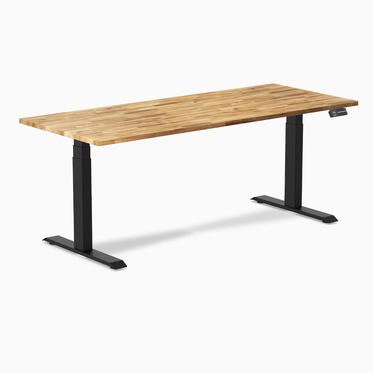 Bureau assis-debout en bois massif Desky Dual