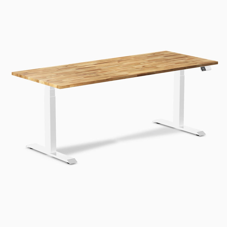 Bureau assis-debout en bois massif Desky Dual
