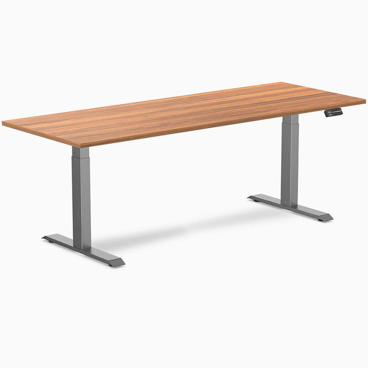 Bureau assis-debout Desky Dual en mélamine