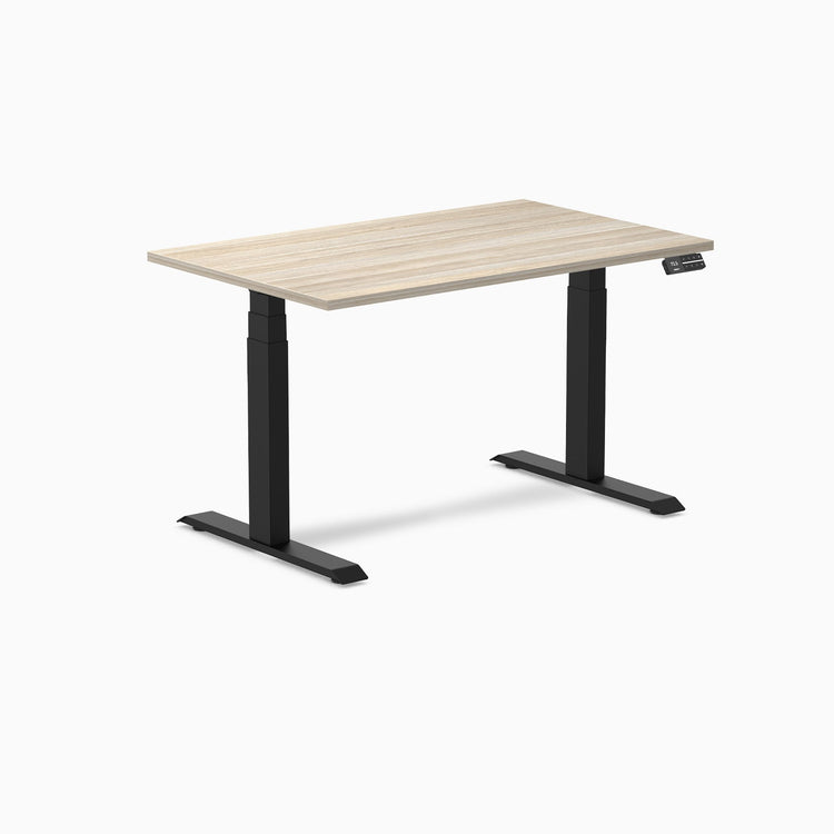Bureau assis-debout Desky Dual en mélamine