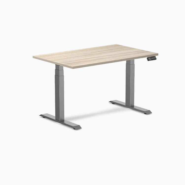 Bureau assis-debout Desky Dual en mélamine