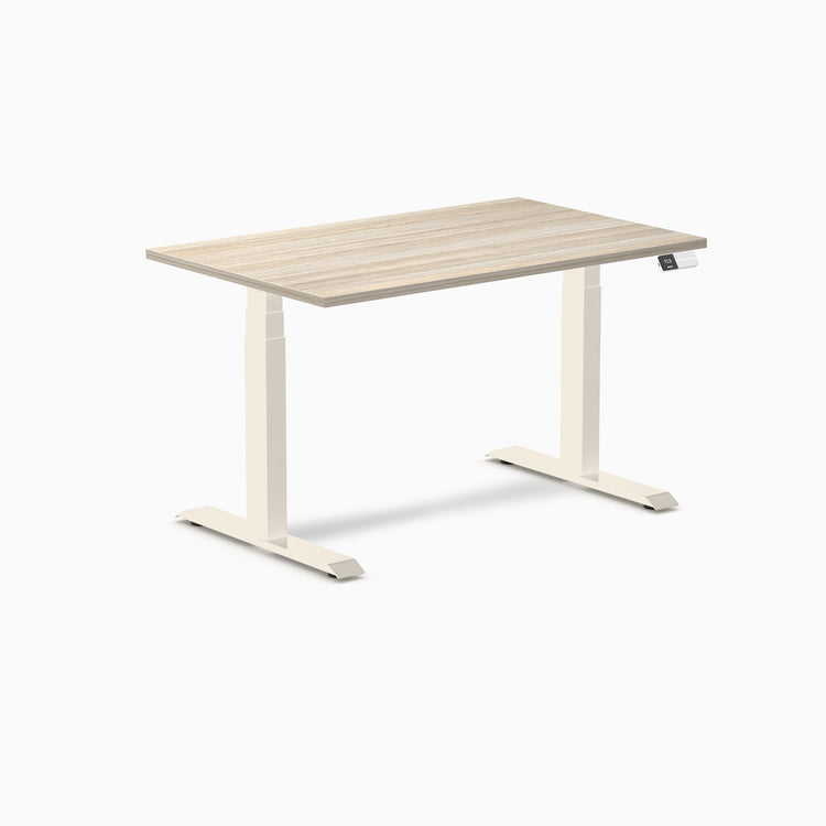 Bureau assis-debout Desky Dual en mélamine