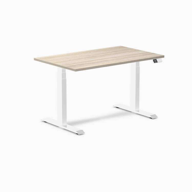 Bureau assis-debout Desky Dual en mélamine