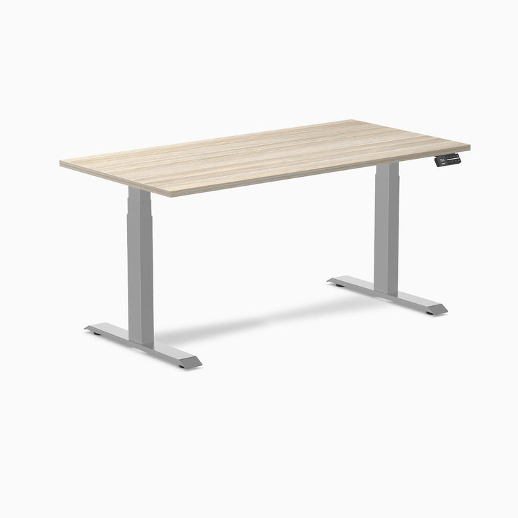 Bureau assis-debout Desky Dual en mélamine