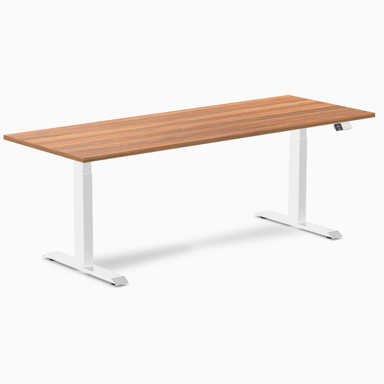 Bureau assis-debout Desky Dual en mélamine