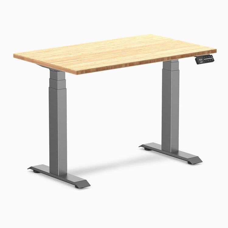 Bureau assis-debout en bambou Desky Dual Mini