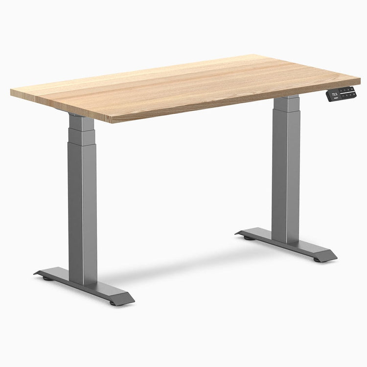Desky Dual Mini Hardwood Sit Stand Desk
