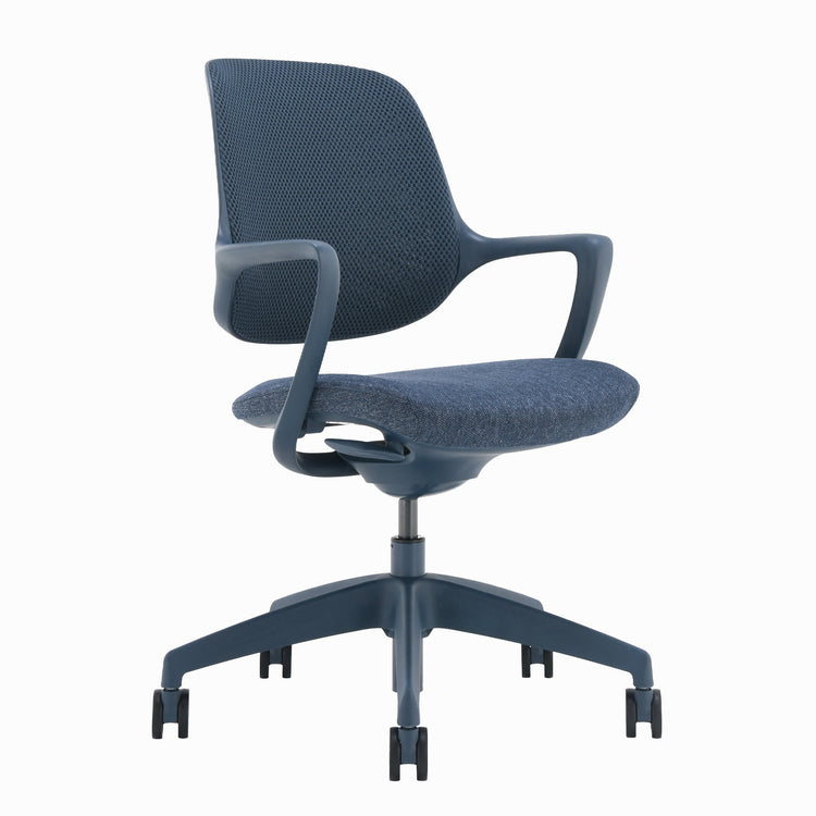 Chaise de bureau ergonomique Ă dossier bas Desky Evoque
