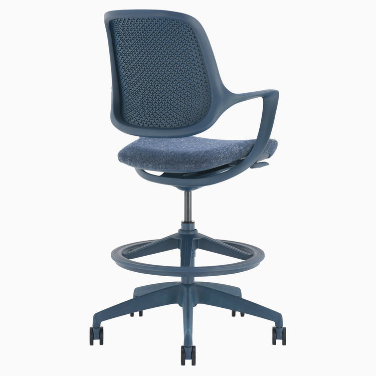 Chaise de bureau ergonomique Ă dossier bas Desky Evoque