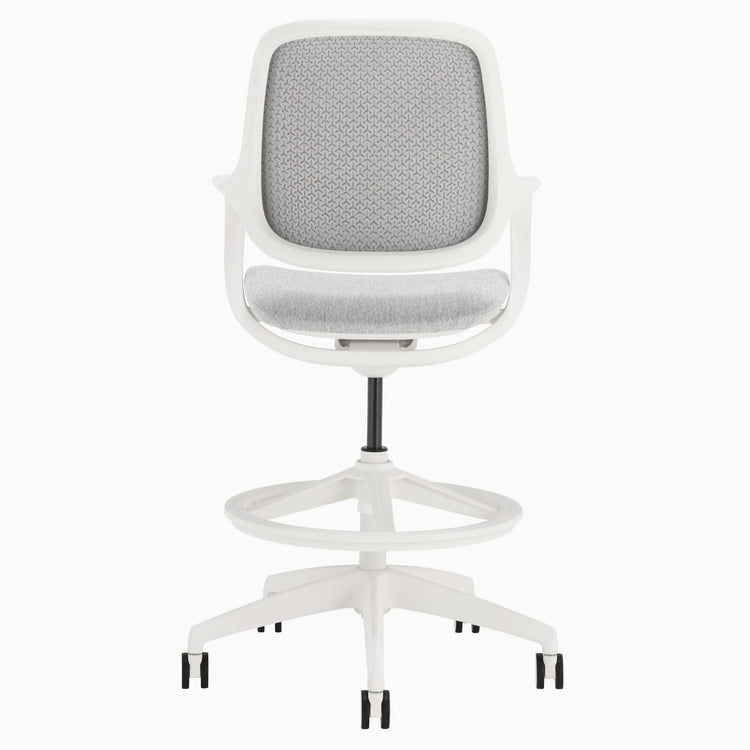 Chaise de bureau ergonomique Ă dossier bas Desky Evoque
