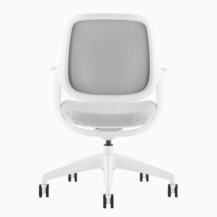Chaise de bureau ergonomique Ă dossier bas Desky Evoque