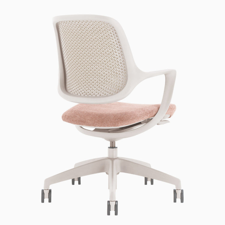 Chaise de bureau ergonomique Ă dossier bas Desky Evoque
