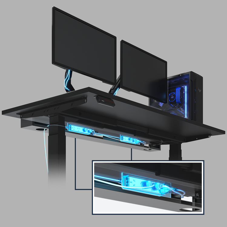 Multiprise à brancher Desky - Accessoires d'alimentation - Desky - Noir - 4 ports - Cùble d'alimentation de démarrage - DeskyŸ