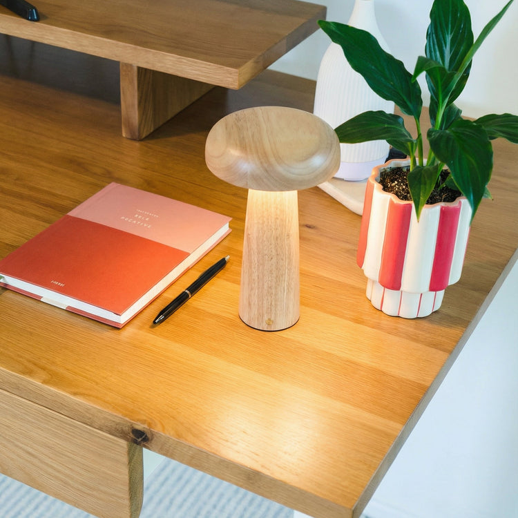 Lampe de bureau sans fil Desky Mushroom