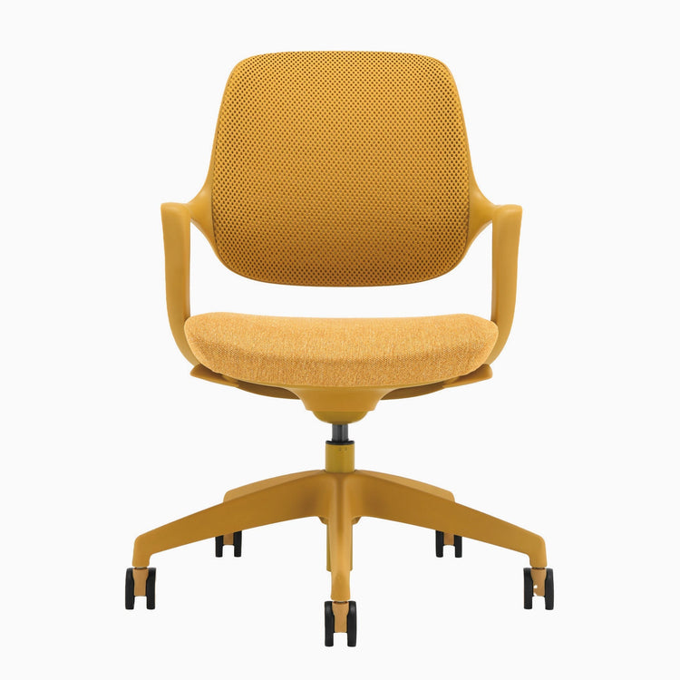 Chaise de bureau ergonomique Ă dossier bas Desky Evoque