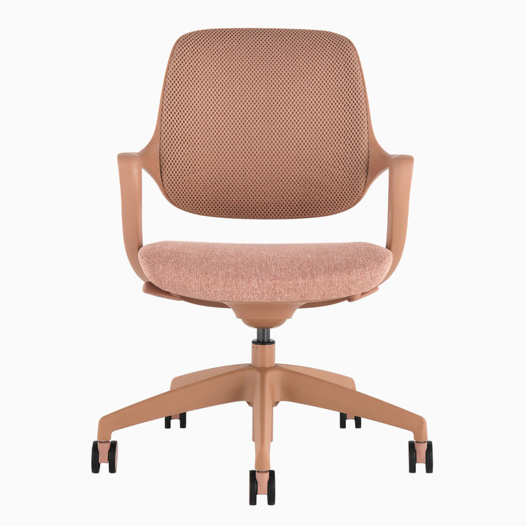 Chaise de bureau ergonomique Ă dossier bas Desky Evoque