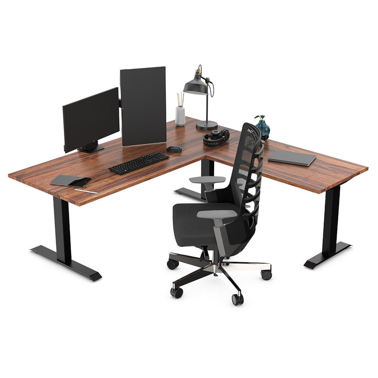 Bureau d'angle Desky Zero en bois massif
