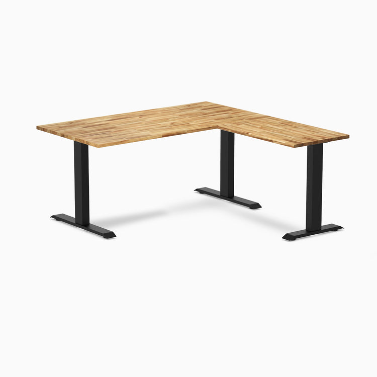 Bureau d'angle Desky Zero en bois massif