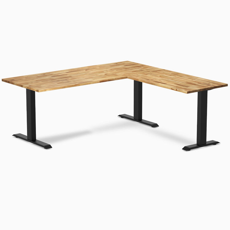 Bureau d'angle Desky Zero en bois massif