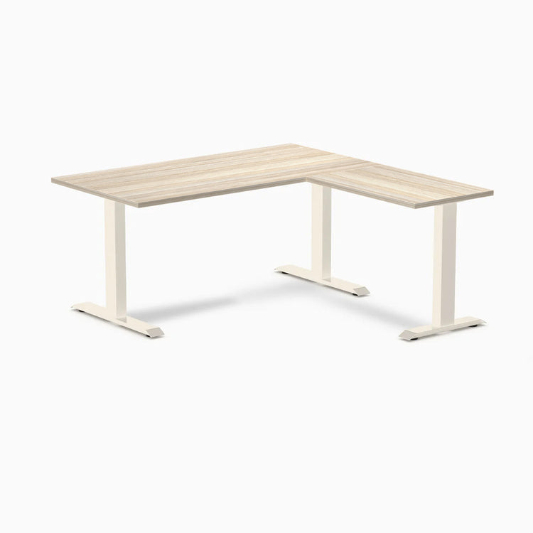 Bureau d'angle Desky Zero en mélamine