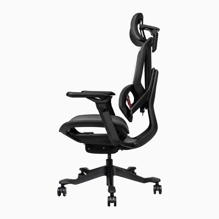 Chaise de bureau ergonomique Desky Contourra en noir