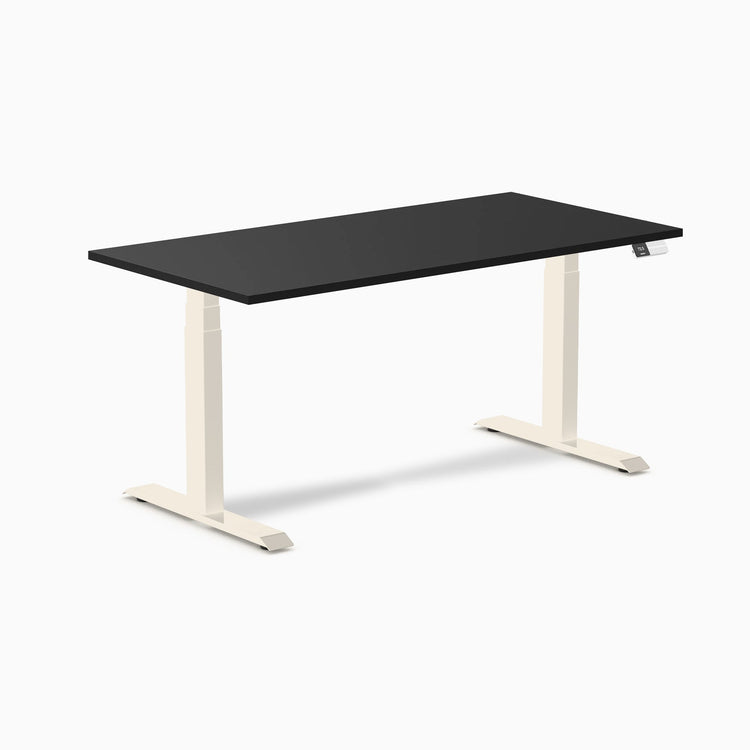 Bureau assis-debout Desky Dual en mélamine