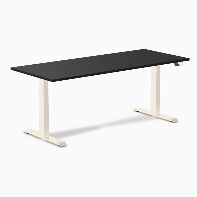 Bureau assis-debout Desky Dual en mélamine