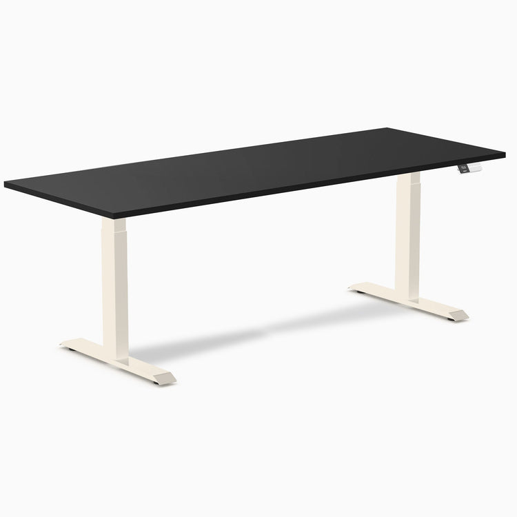 Bureau assis-debout Desky Dual en mélamine