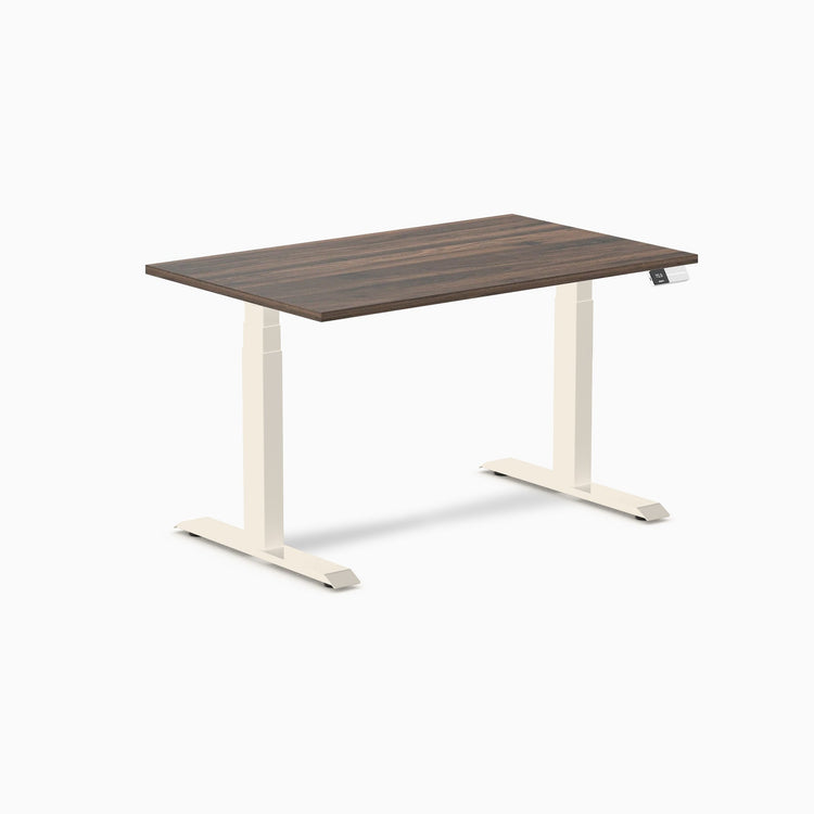 Bureau assis-debout Desky Dual en mélamine