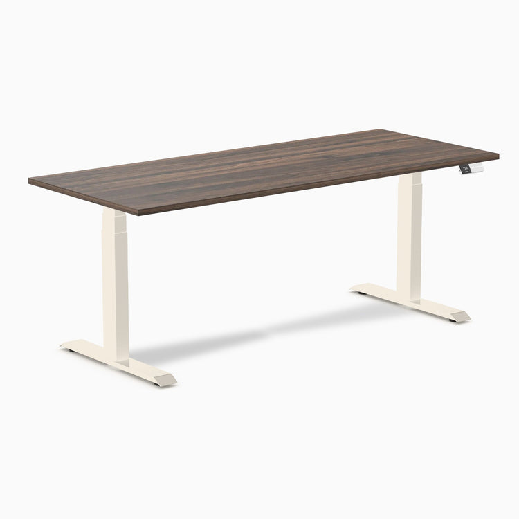 Bureau assis-debout Desky Dual en mélamine