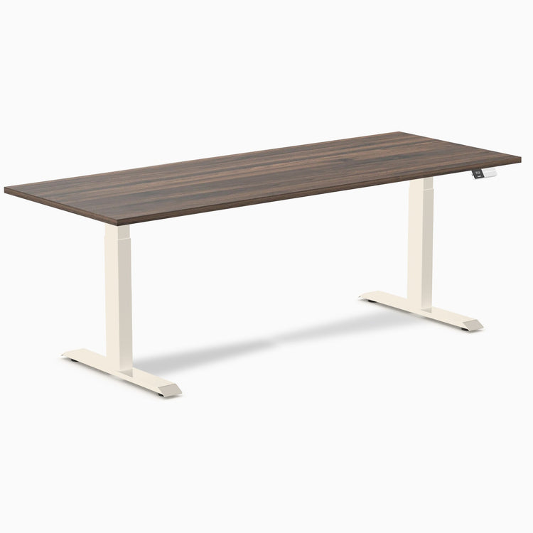 Bureau assis-debout Desky Dual en mélamine