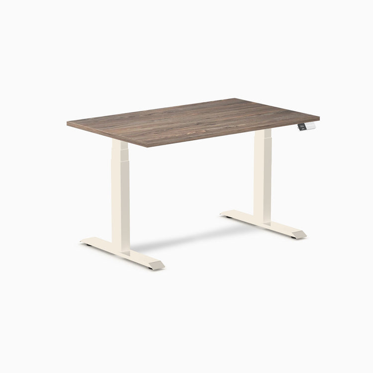 Bureau assis-debout Desky Dual en mélamine