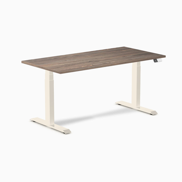 Bureau assis-debout Desky Dual en mélamine