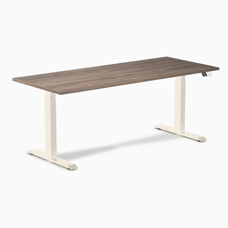 Bureau assis-debout Desky Dual en mélamine