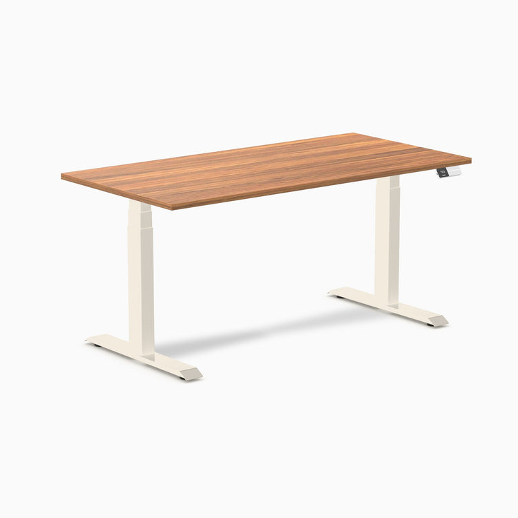 Bureau assis-debout Desky Dual en mélamine