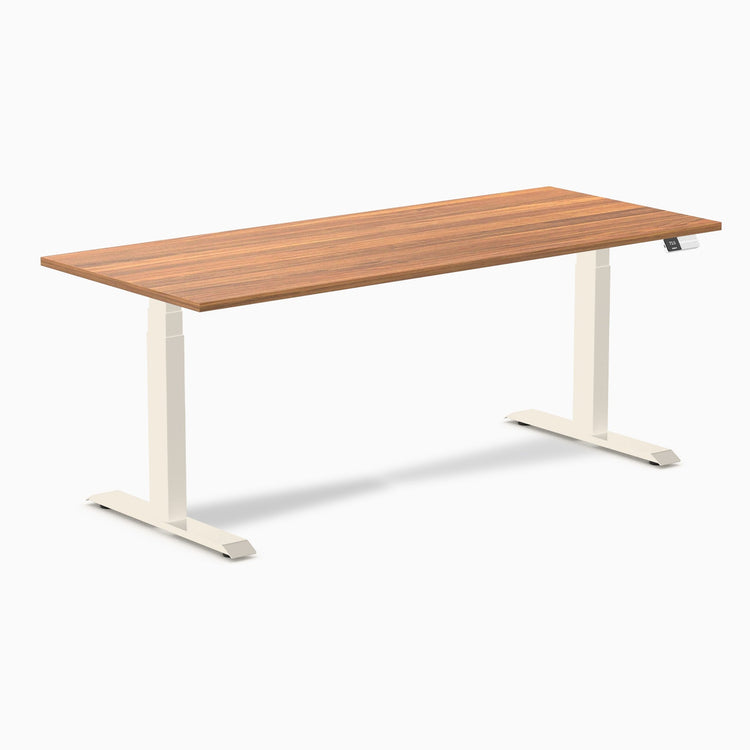 Bureau assis-debout Desky Dual en mélamine