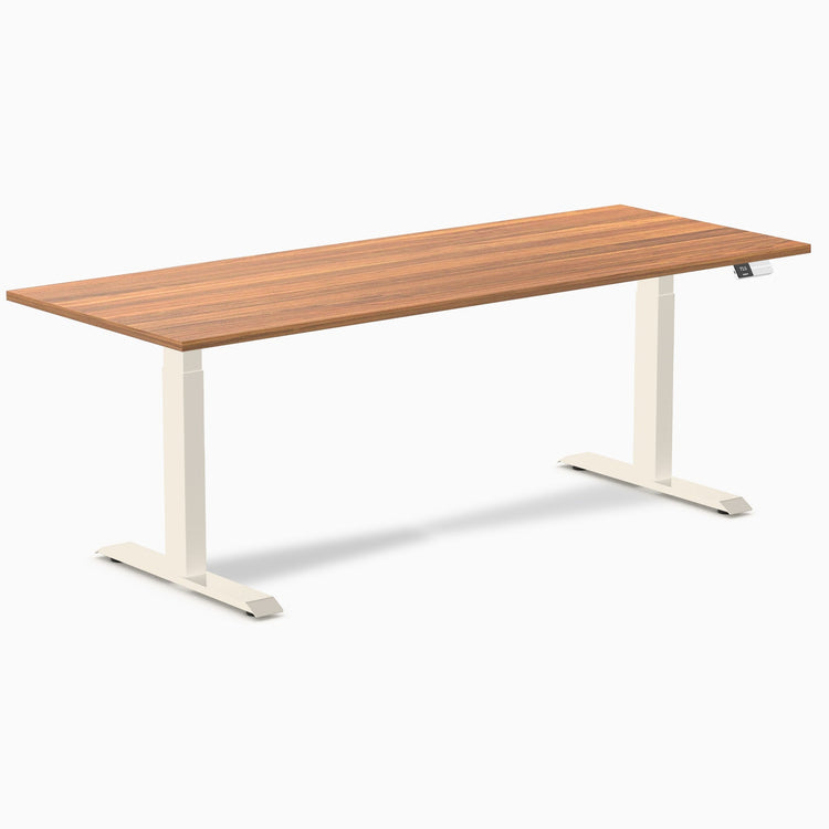 Bureau assis-debout Desky Dual en mélamine